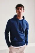 Anthem Unisex Hoodie AM006 worn by a model, photo 2