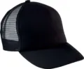 K-Up Kids' Trucker Mesh Cap - 5 Panels KP143 in Black