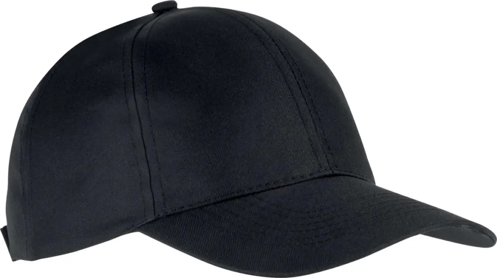 K-Up Polyester Cap - 6 Panels KP156 in Black