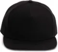 K-Up Snapback Cap - 5 Panels KP159 in Black/Black