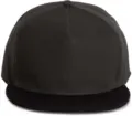 K-Up Snapback Cap - 5 Panels KP159 in Dark Grey/Black