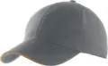 K-Up Sports Cap KP207 in Grey/Orange