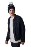 K-Up Winter Beanie With Reindeer Design KP512 worn by a model, photo 4