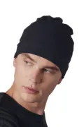K-Up Sporty Fitted Beanie KP535 worn by a model