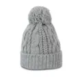 K-Up Knitted Beanie KP550 in Alloy Grey Heather