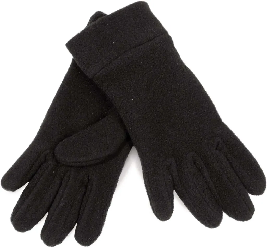 K-Up Kids' Fleece Gloves KP882 in Black