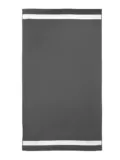 Olima Velour Beach Towel OLV4000 in Charcoal Grey