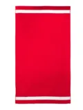 Olima Velour Beach Towel OLV4000 in Red