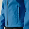 Regatta Women's Venturer 3 Layer Hooded Printable Softshell Jacket RETRA702 worn by a model, photo 6