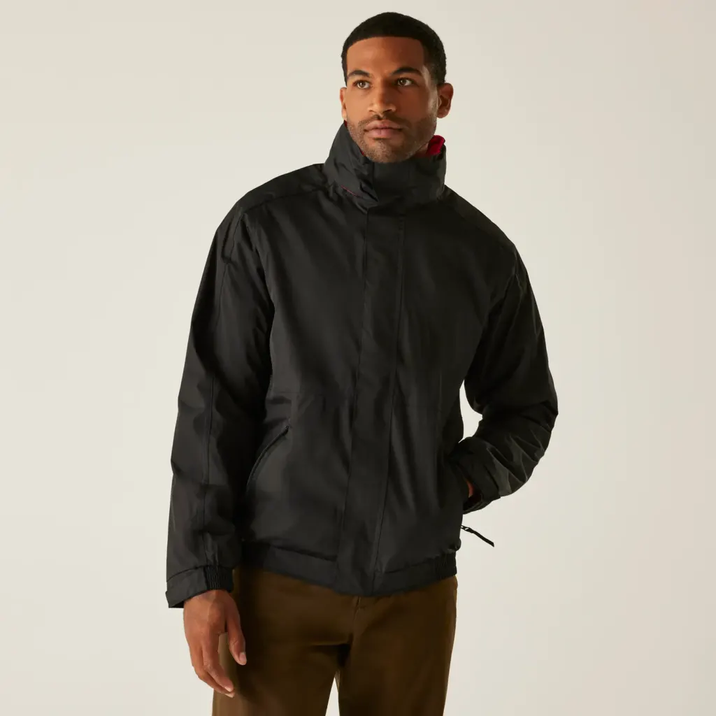 Regatta Dover Fleece Lined Bomber Jacket RETRW297 worn by a model