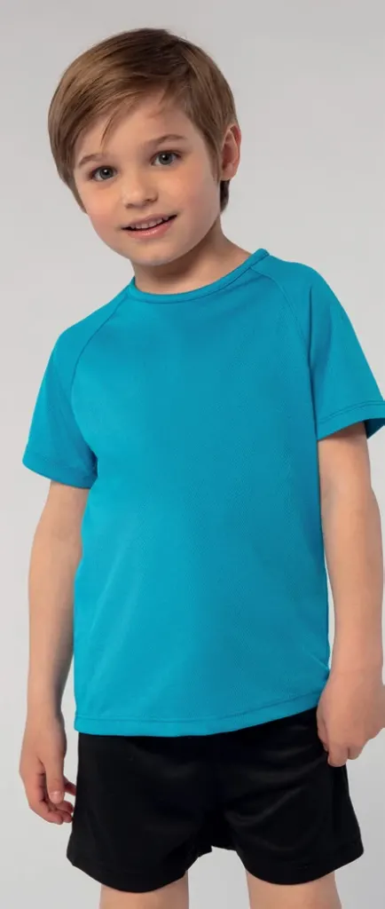 Sol's Sporty Kids' - Raglan-Sleeved T-Shirt SO01166 in Apple Green