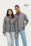 Sol's Roxy - Women's Softshell Zipped Jacket SO46800 worn by a model, photo 3