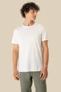 Spasso Men's Linen T-Shirt SP320 worn by a model, photo 4