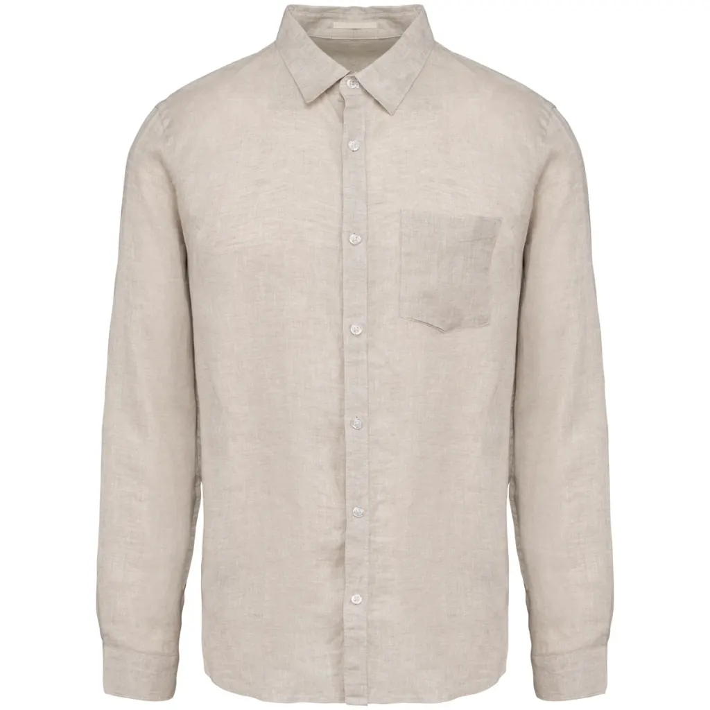 Spasso Men's Linen Shirt SP504 in Linen