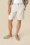 Spasso Men's Linen Bermuda SP711 worn by a model, photo 4