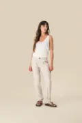 Spasso Ladie's Linen Trousers SP712 worn by a model, photo 2