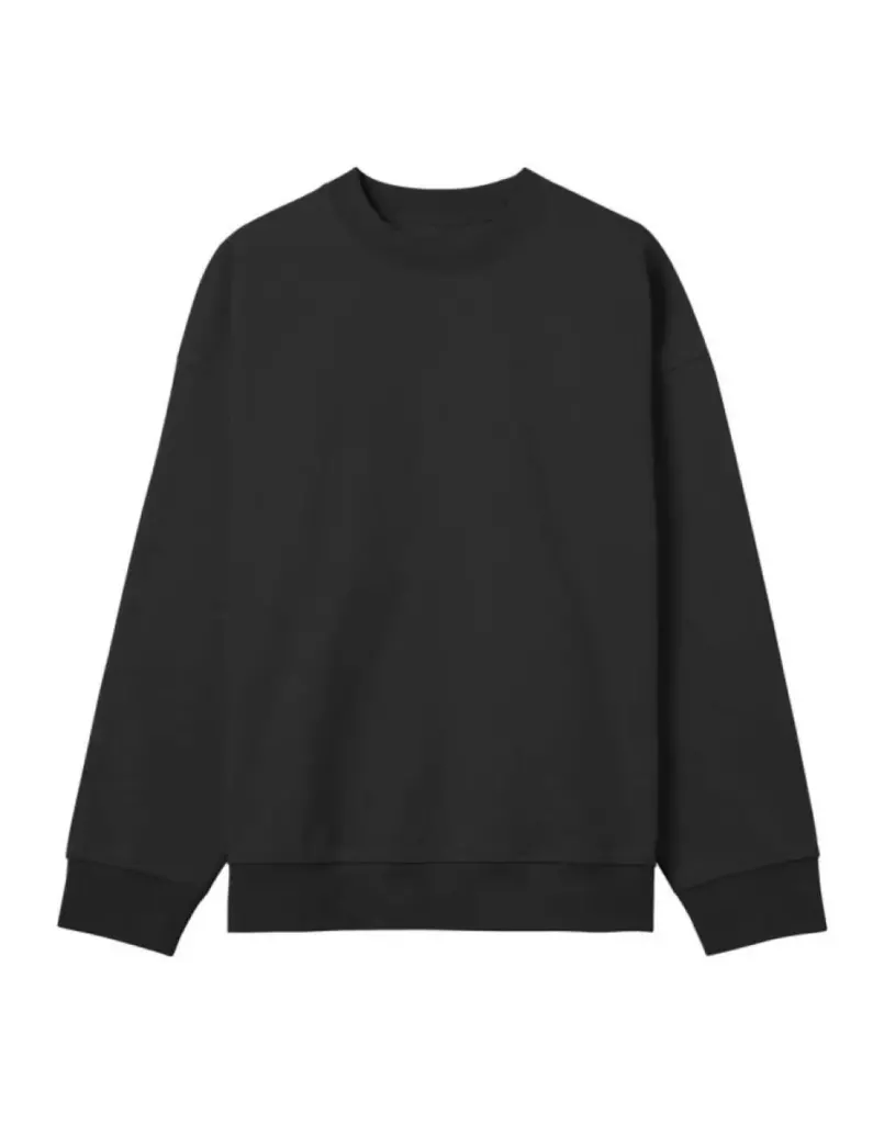 True Blanks Mens Boxy Sweatshirt TB02M020 in Off Black