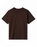 True Blanks Womens Oversized Tee TB02W030 in Chocolate Brown