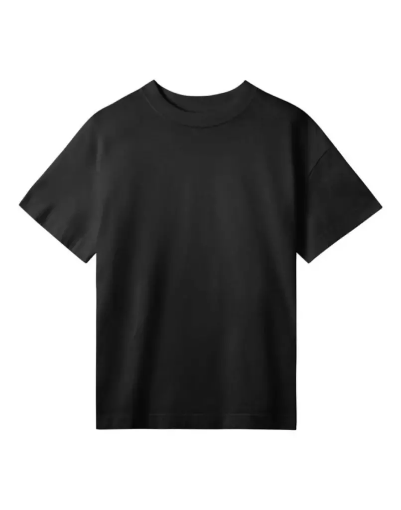True Blanks Womens Oversized Tee TB02W030 in Black