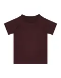 True Blanks Baby Tee TB03B030 in Maroon