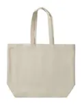 True Blanks Cotton Canvas Large Tote TB04A100 in Natural White
