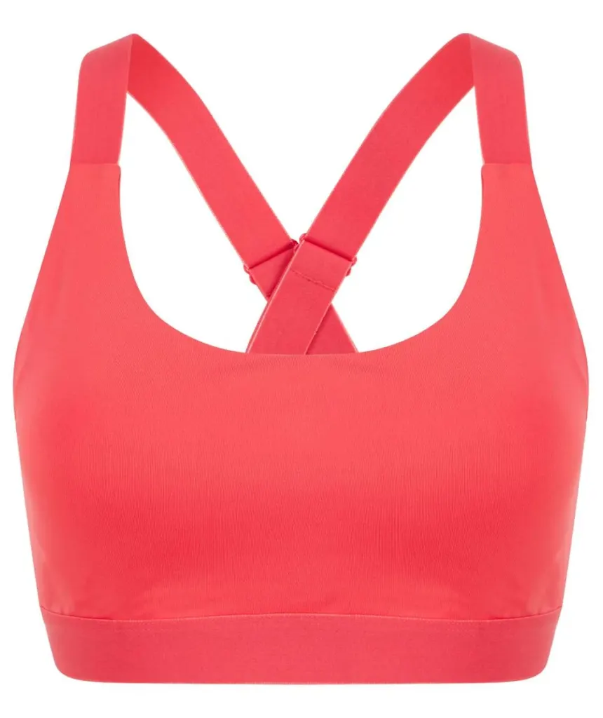 Tombo Medium Impact Core Bra TOTL371 in Hot Coral