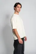 Vesti Jersey Max - Short Sleeve Crew Neck T Shirt VE645T worn by a model, photo 2