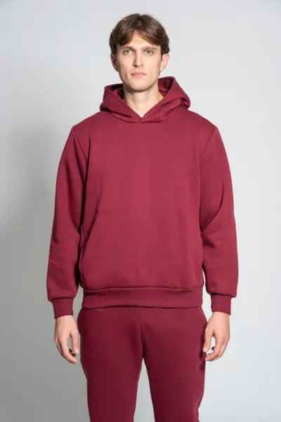 Vesti Mya - Unisex Urban Soft Hooded Sweatshirt VE817T worn by a model