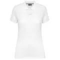 Designed To Work Ladies' Short-Sleeved Polo Shirt WK275 worn by a model, photo 4