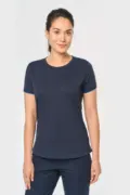 Designed To Work Ladies Short-Sleeved Daytoday T-Shirt WK3021 worn by a model