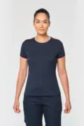 Designed To Work Ladies Short-Sleeved Daytoday T-Shirt WK3021 worn by a model, photo 5