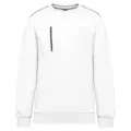 Designed To Work Unisex Daytoday Contrasting Pocket Sweatshirt WK403 worn by a model, photo 2