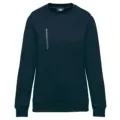 Designed To Work Unisex Daytoday Contrasting Pocket Sweatshirt WK403 worn by a model, photo 3