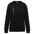 Designed To Work Unisex Daytoday Contrasting Pocket Sweatshirt WK403 in Black/Silver