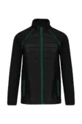 Designed To Work Unisex Dual-Fabric Daytoday Jacket WK6147 in Black/Yellow