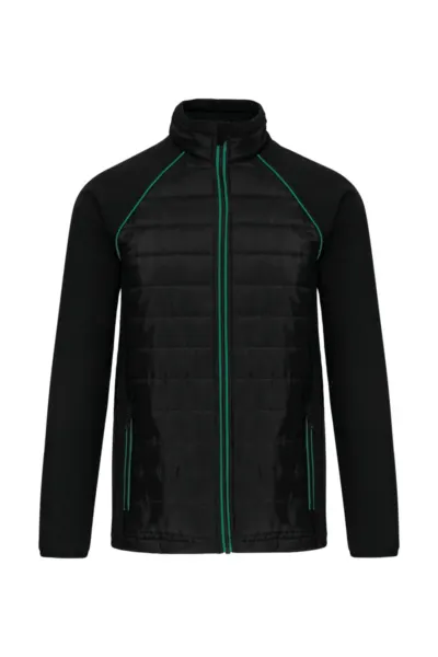 Designed To Work Unisex Dual-Fabric Daytoday Jacket WK6147 in Black/Yellow