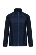 Designed To Work Unisex Dual-Fabric Daytoday Jacket WK6147 in Navy/Light Royal Blue
